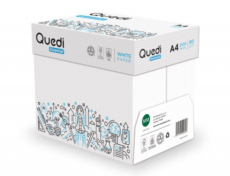 Quedi Essential A4 Fotokopi Kağıdı 80 g 1 Paket