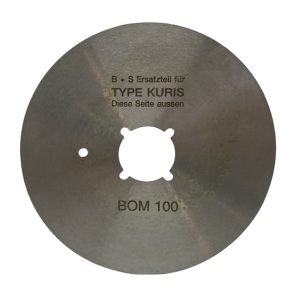 B+S Yuvarlak Kesim Motor Yuvarlak Bıçak / BOM100(R)