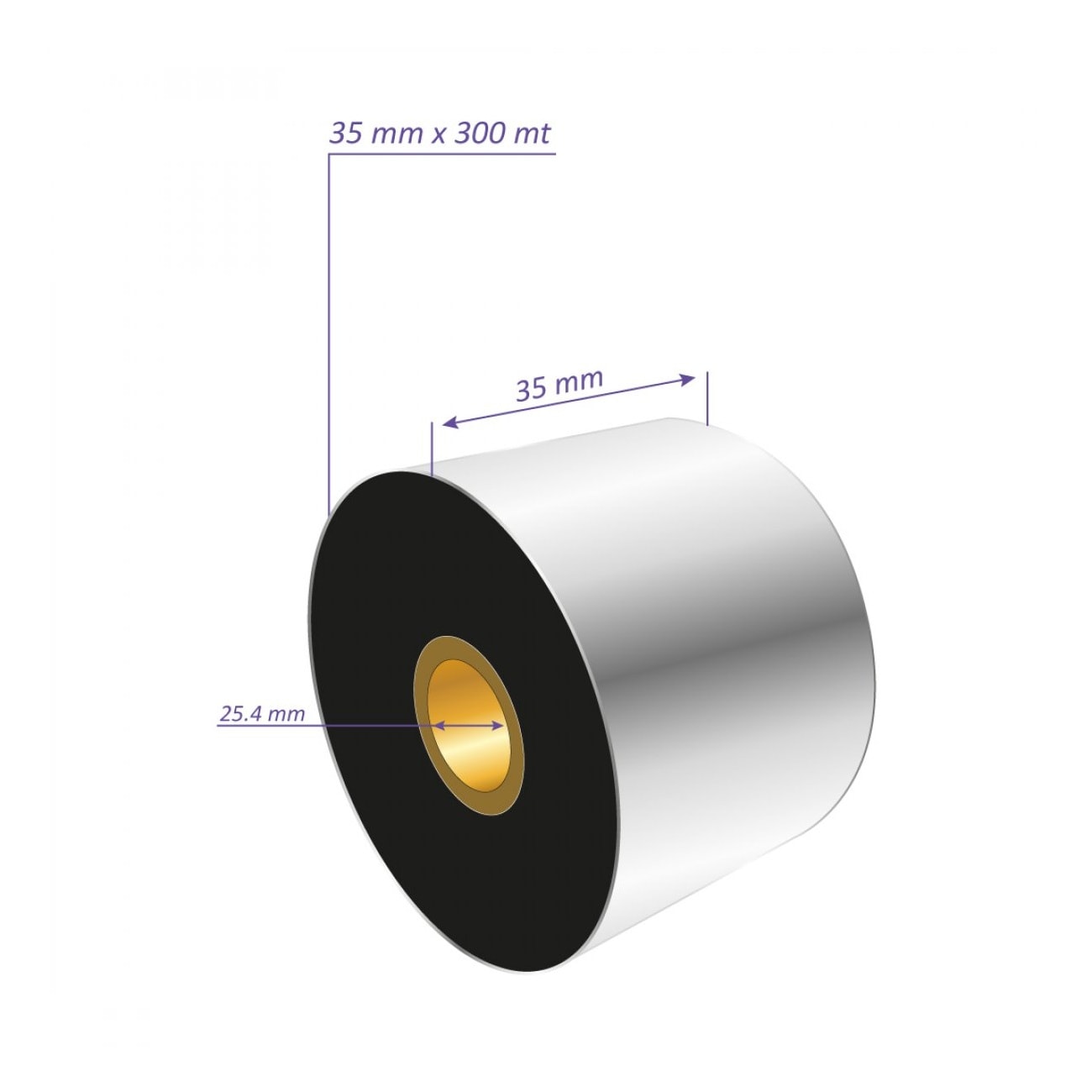 Ribon Resin 35mmx300mt