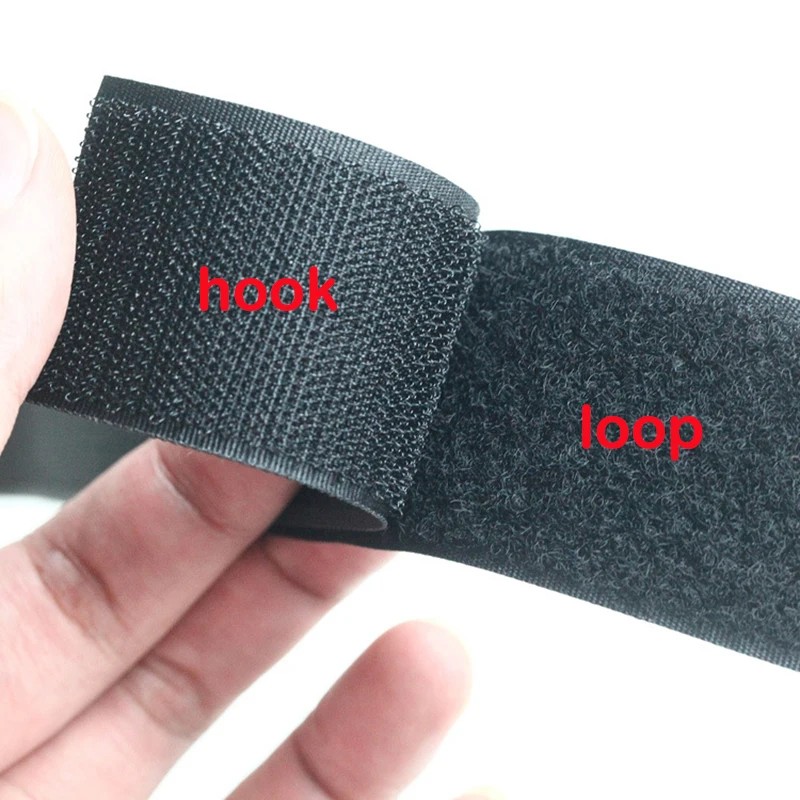 Dostband 2cm Çift Taraflı Cırt Bant – Siyah (25mt)