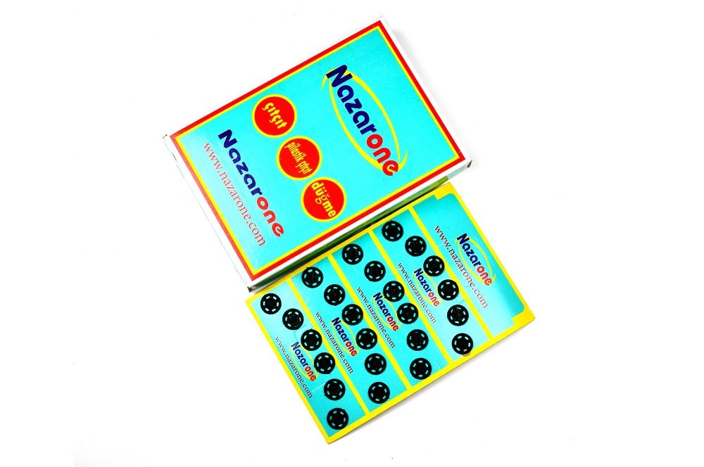 Plastik Çıtçıt Siyah 15mm