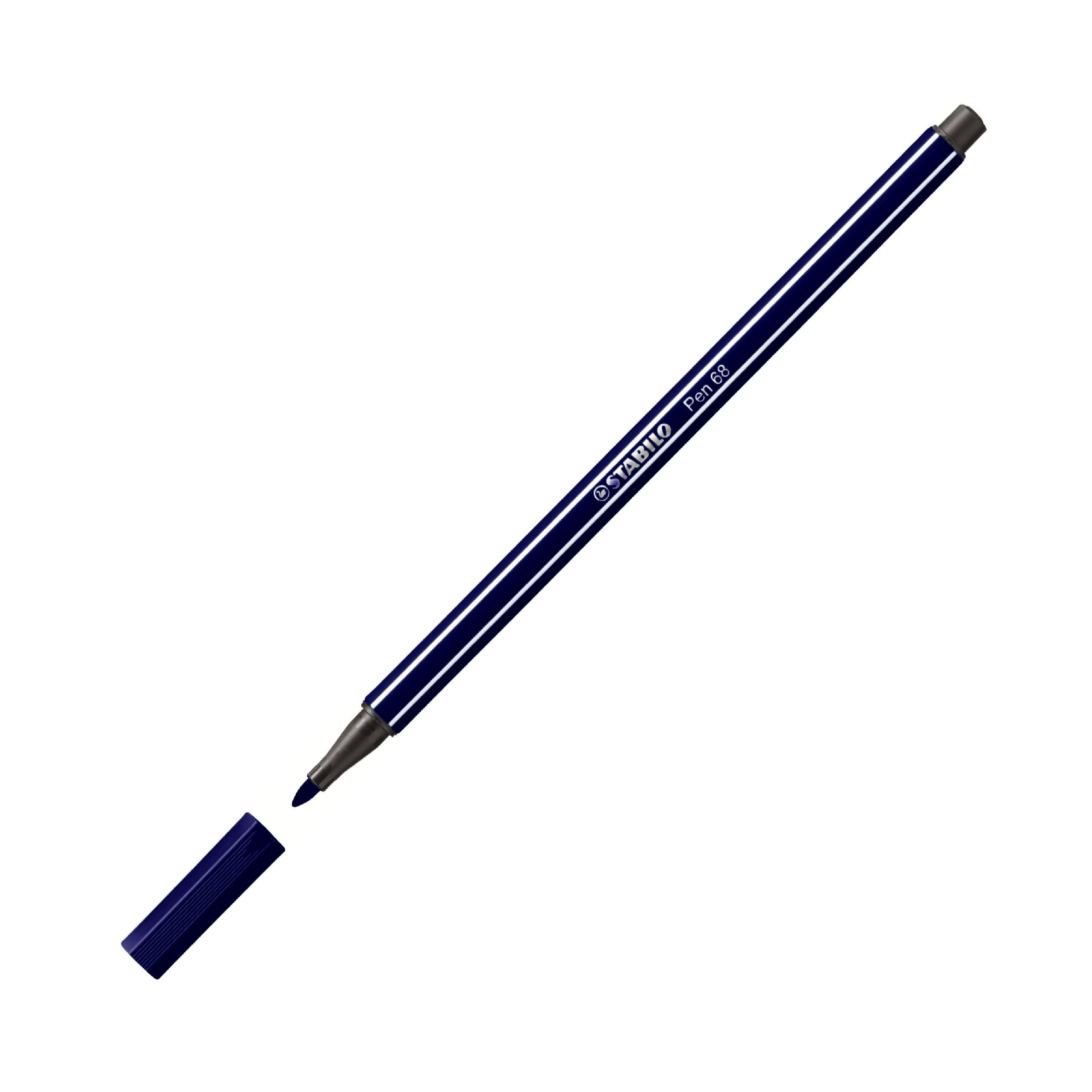 Stabilo Pen 68 Kalın Uçlu Keçeli Kalem 22 Koyu Mavi
