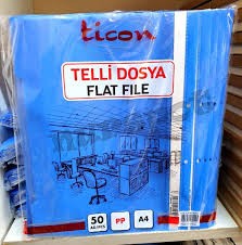 TİCON 50Lİ TELLİ MAVİ DOSYA 250217