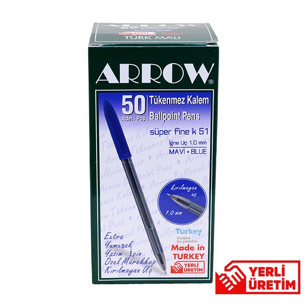 Arrow Tükenmez Kalem Mavi