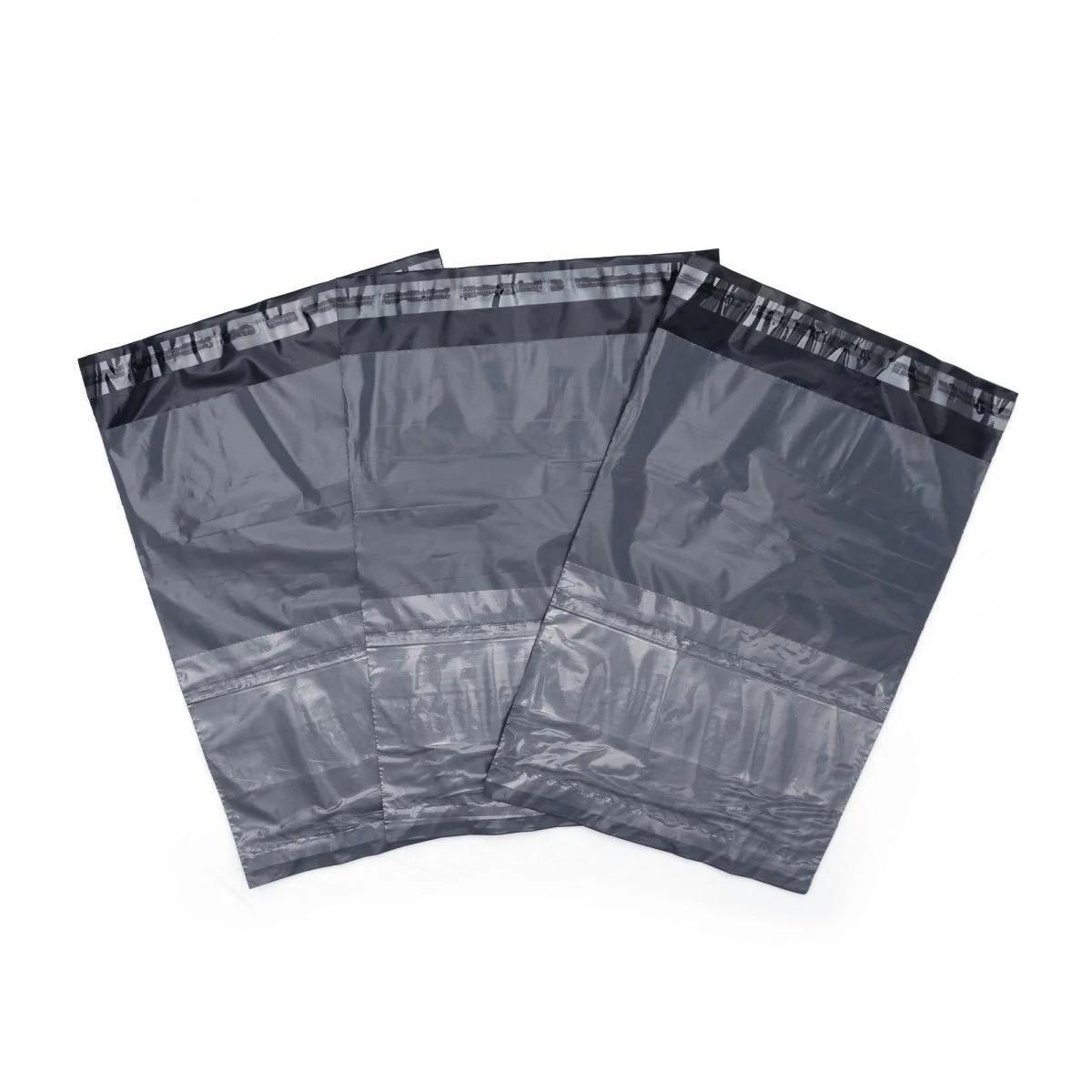 Kargo Poşeti 35x45+5cm Fatura Cepli Gri