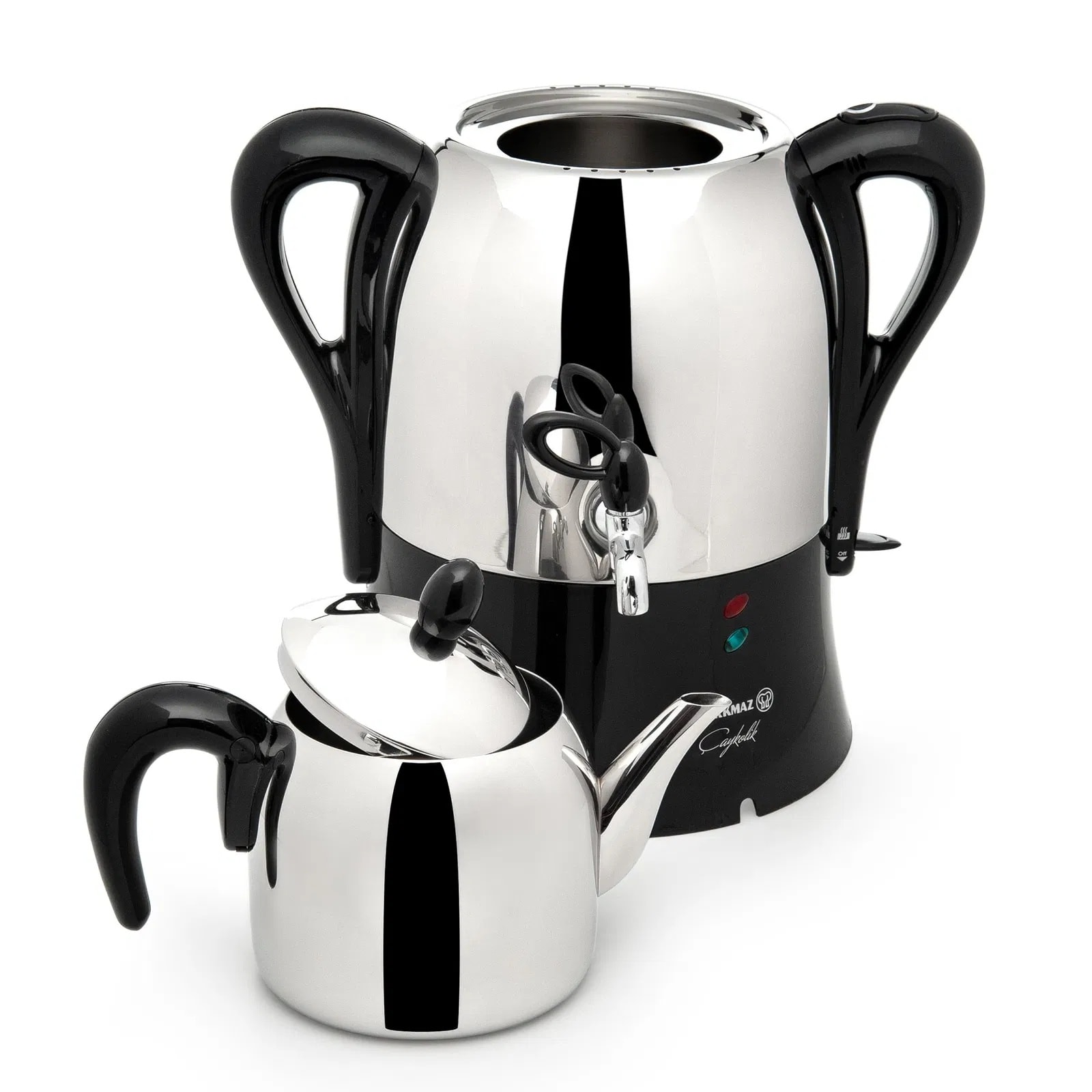 Korkmaz Çaykolik Semaver Çay Makinesi Siyah 3 lt