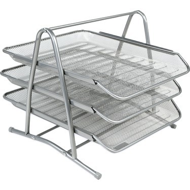 GLOBOX 3'LU METAL EVRAK RAFİ 250103