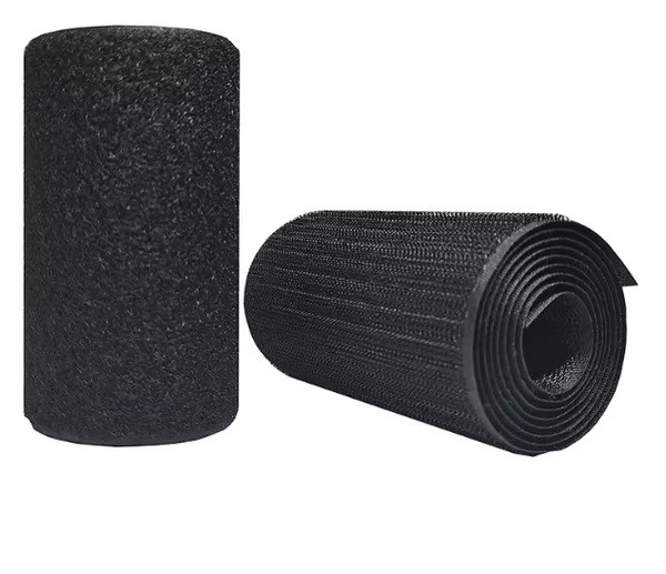 Ecoband 10cm Çift Taraflı Cırt Bant Siyah 25mt