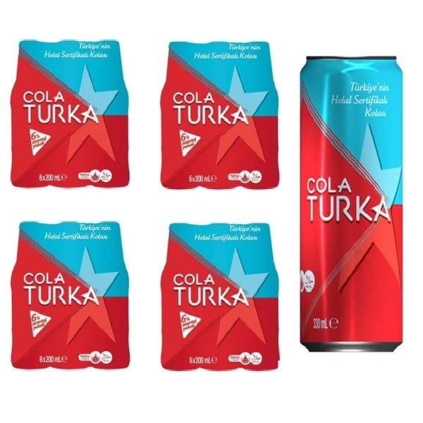 COLA TURKA 330ml Kutu Kola 24 Adet