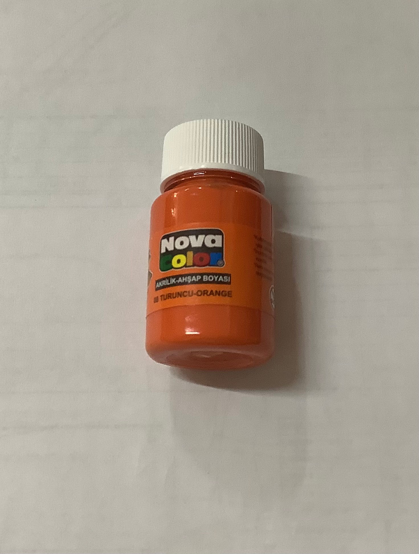 Nova Color Akrilik-Ahşap Boyası Turuncu 08 30cc
