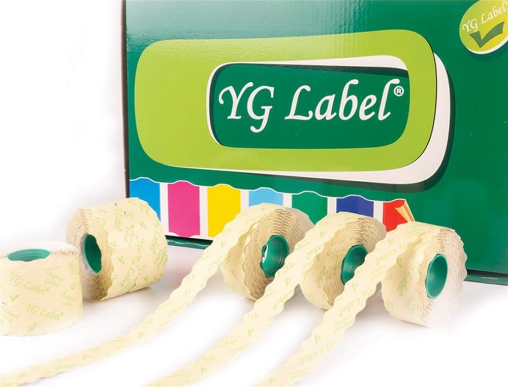 Yg Label Meto Etiketi Beyaz No 6 1500'lü