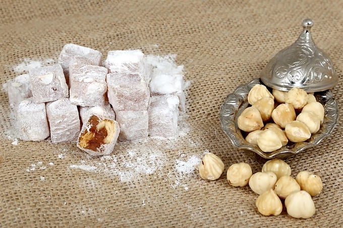 Lokum Double Çifte Kavrulmuş Fındıklı 5kg
