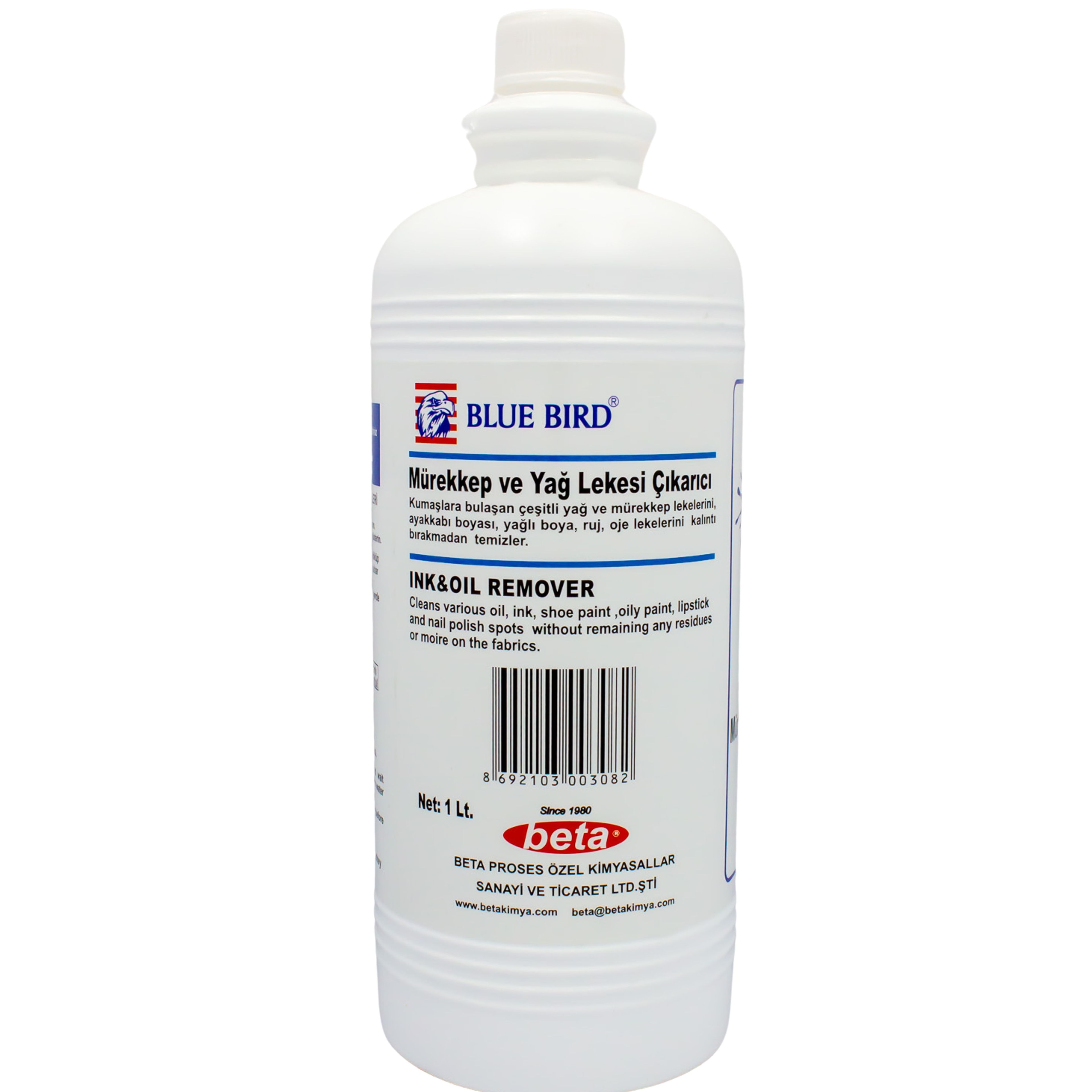 Blue Bird No:2 Mürekkep ve Yağ Leke Çıkarıcı 1 lt