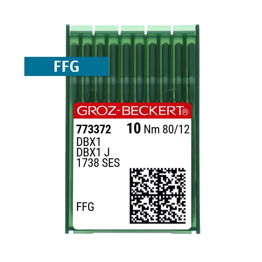 Groz Beckert DBX1 Düz Makine İğnesi FFG/SES 80/12