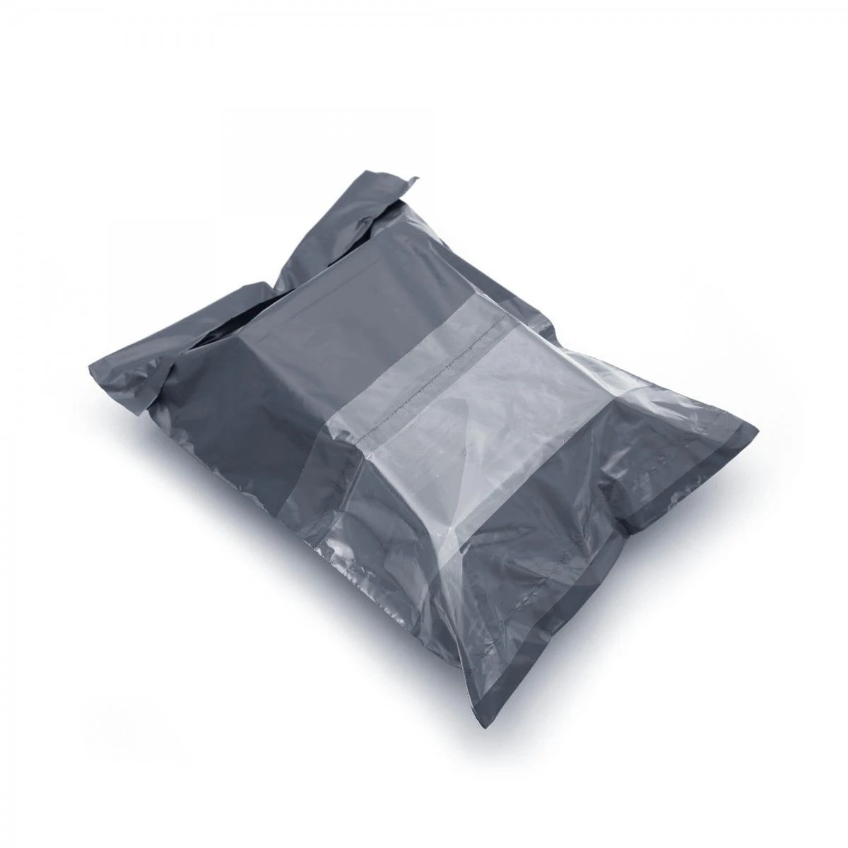 Kargo Poşeti 18x25+5cm Fatura Cepli Gri