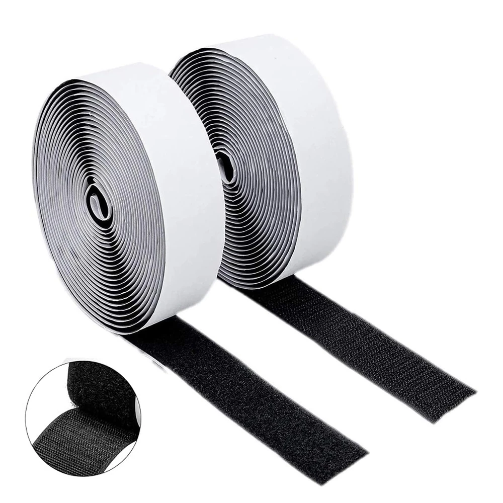 Cırtbant Silikonlu Yapışkanlı 40mm Kanca Siyah