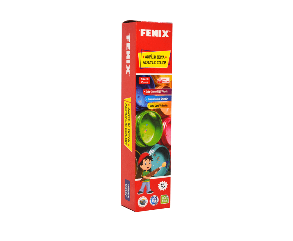 Fenix Akrilik Boya 6 Renkli