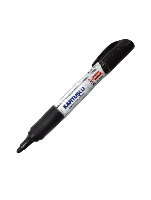 Mikro Kartuşlu Beyaz Tahta Kalemi MR-6019 Siyah