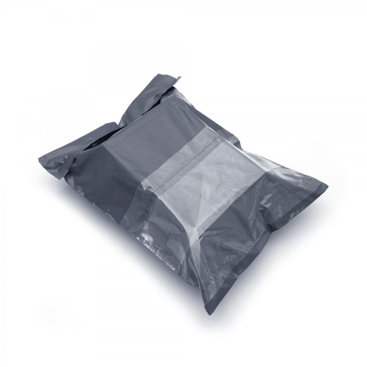 Kargo Poşeti 35x45+5cm Fatura Cepli Gri