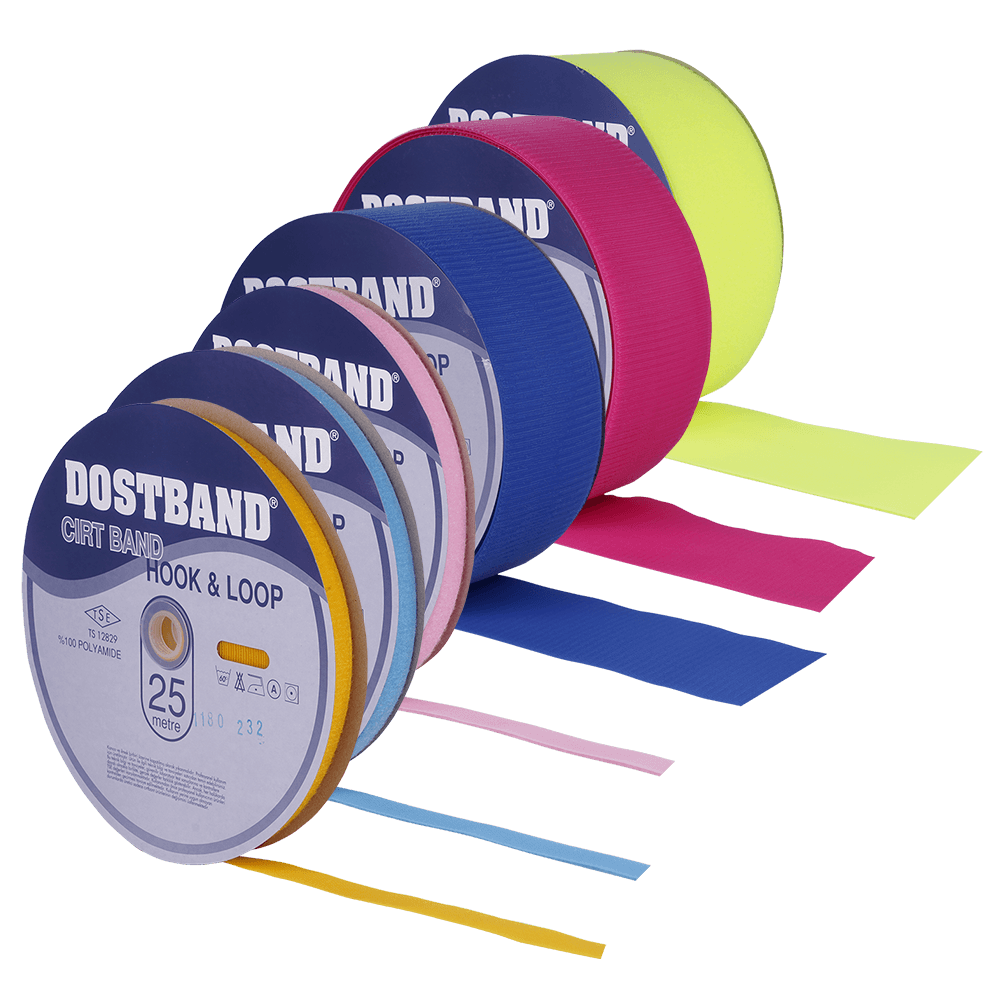 Dostband Cırt 20mm Renkli İlmek