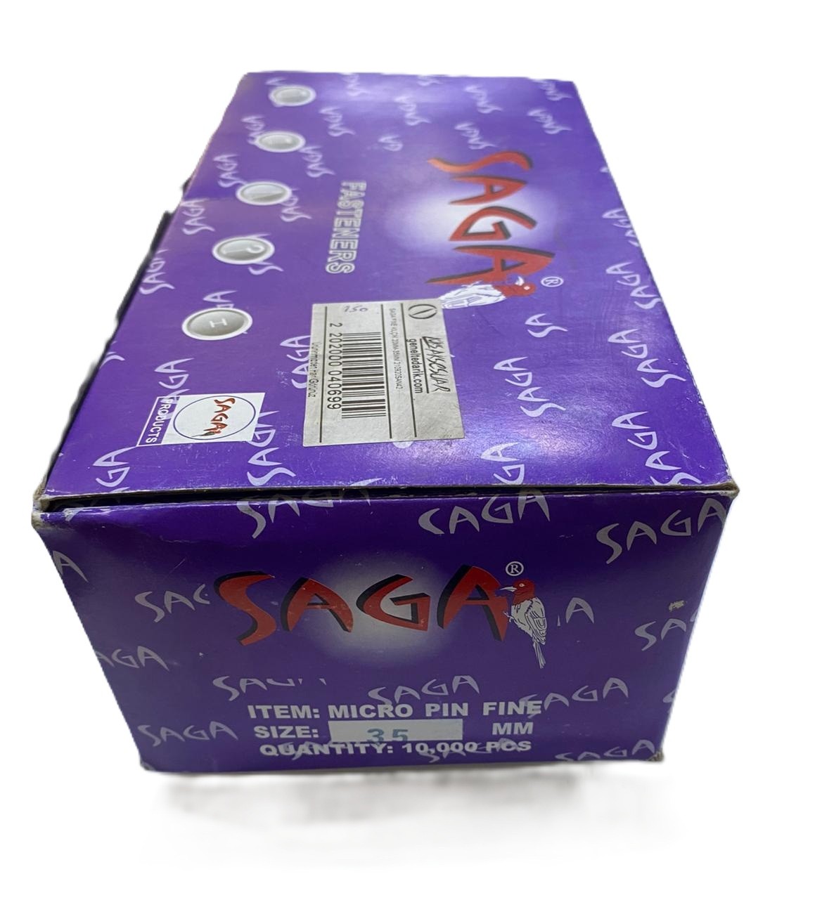Saga Standart Etiketleme Plastiği Şeffaf 35mm