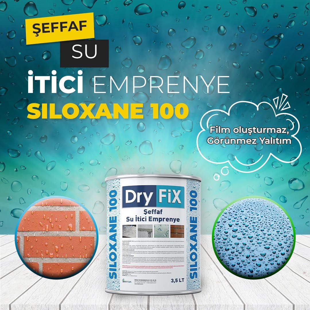 Şeffaf Su İtici Emprenye 3,5 lt | SILOXANE 100