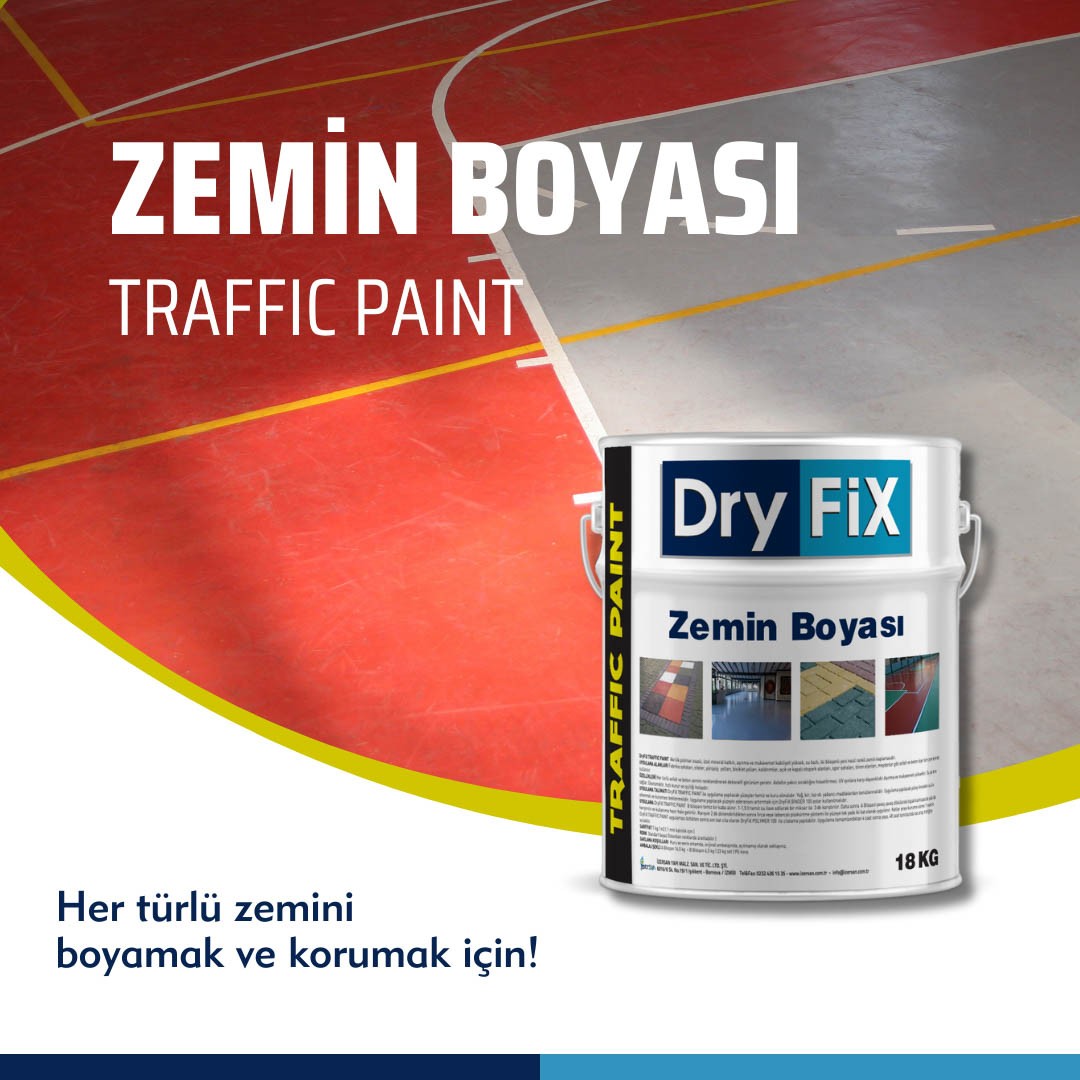 Zemin Boyası 5 kg | TRAFFIC PAINT