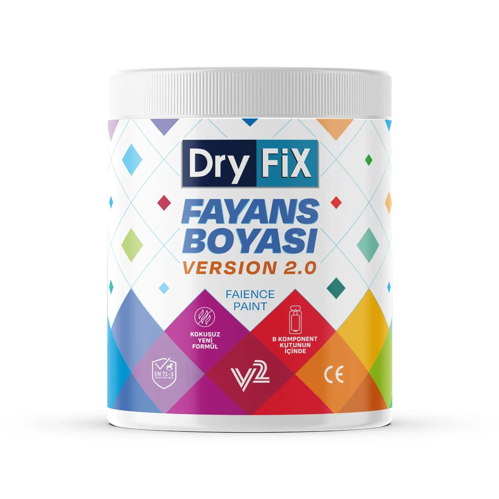 Fayans Boyası 1 kg/set| FAIENCE PAINT V2.0 