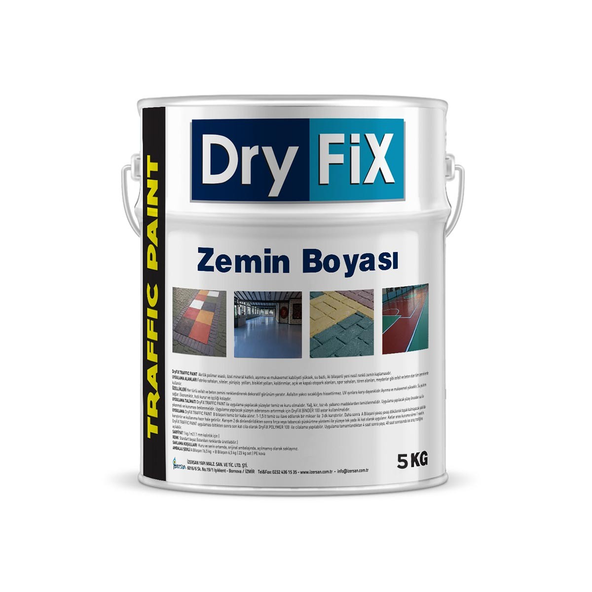 Zemin Boyası 18 kg | TRAFFIC PAINT