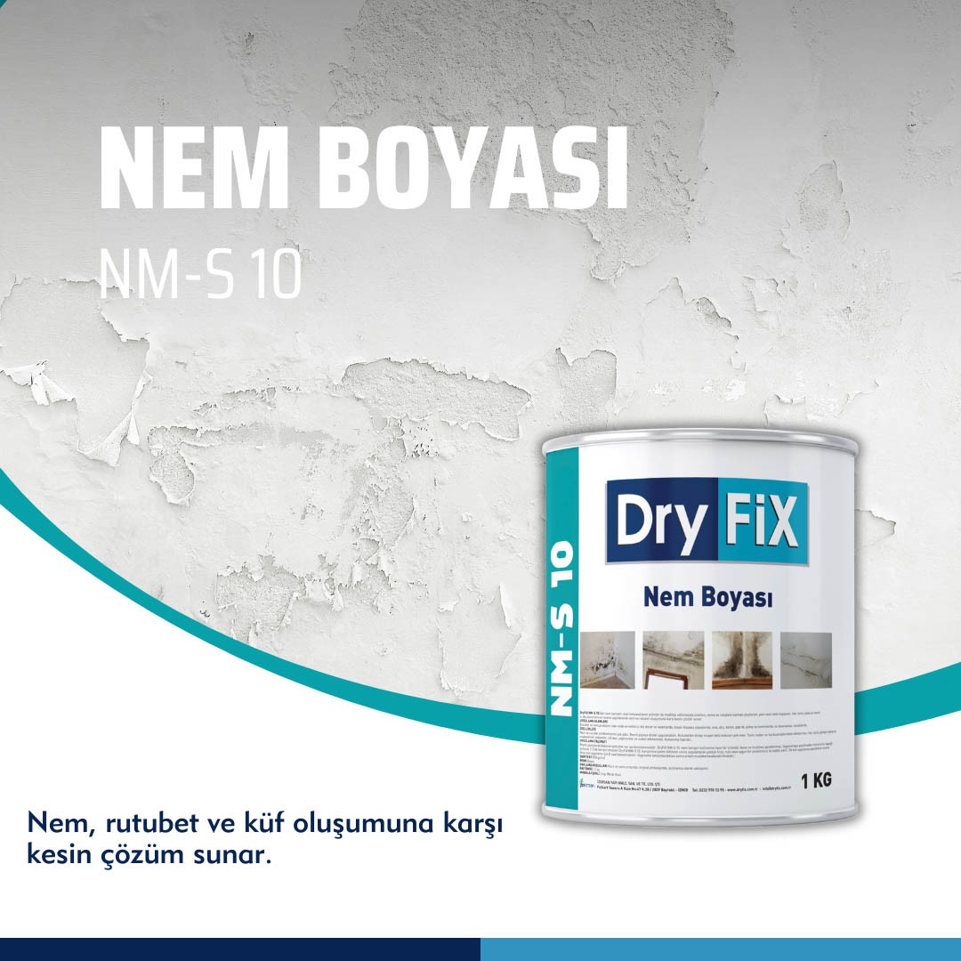 Nem ve Rutubet Boyası 1 kg | NM-S 10