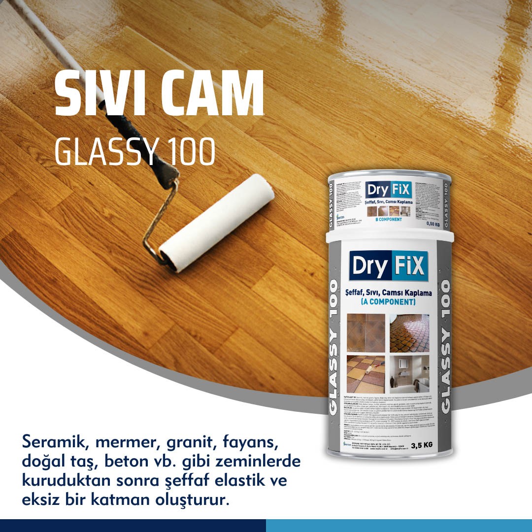 Sıvı Cam 0,8 kg/set | GLASSY 100