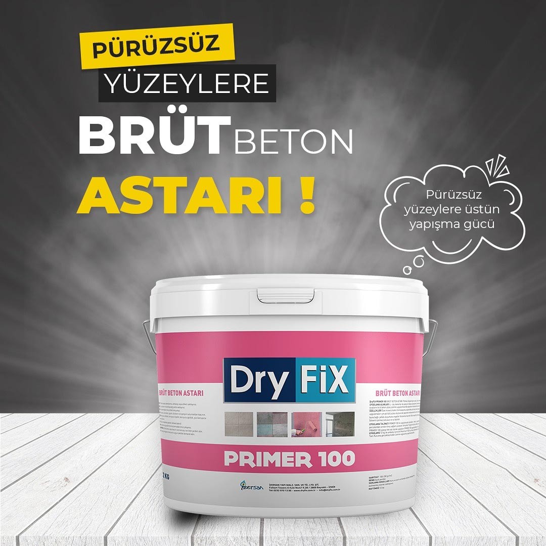 Brüt Beton Astarı 12 kg | PRIMER 100