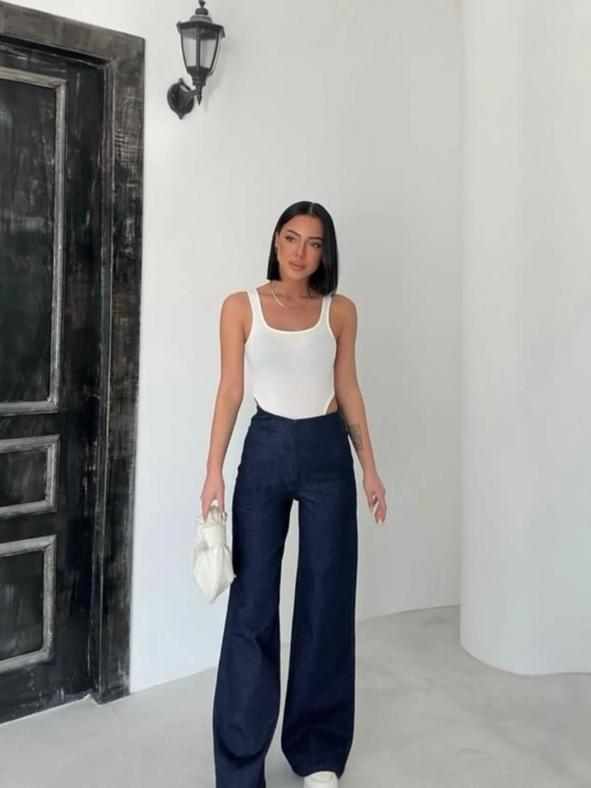 Bel Lastikli Pantolon Zyra Lacivert