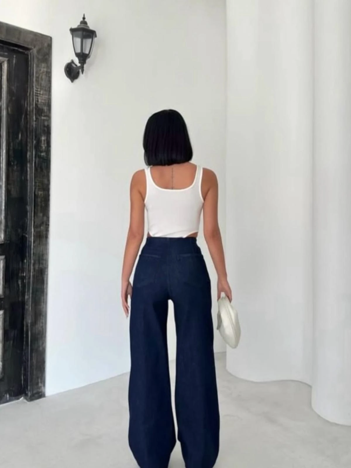 Bel Lastikli Pantolon Zyra Lacivert