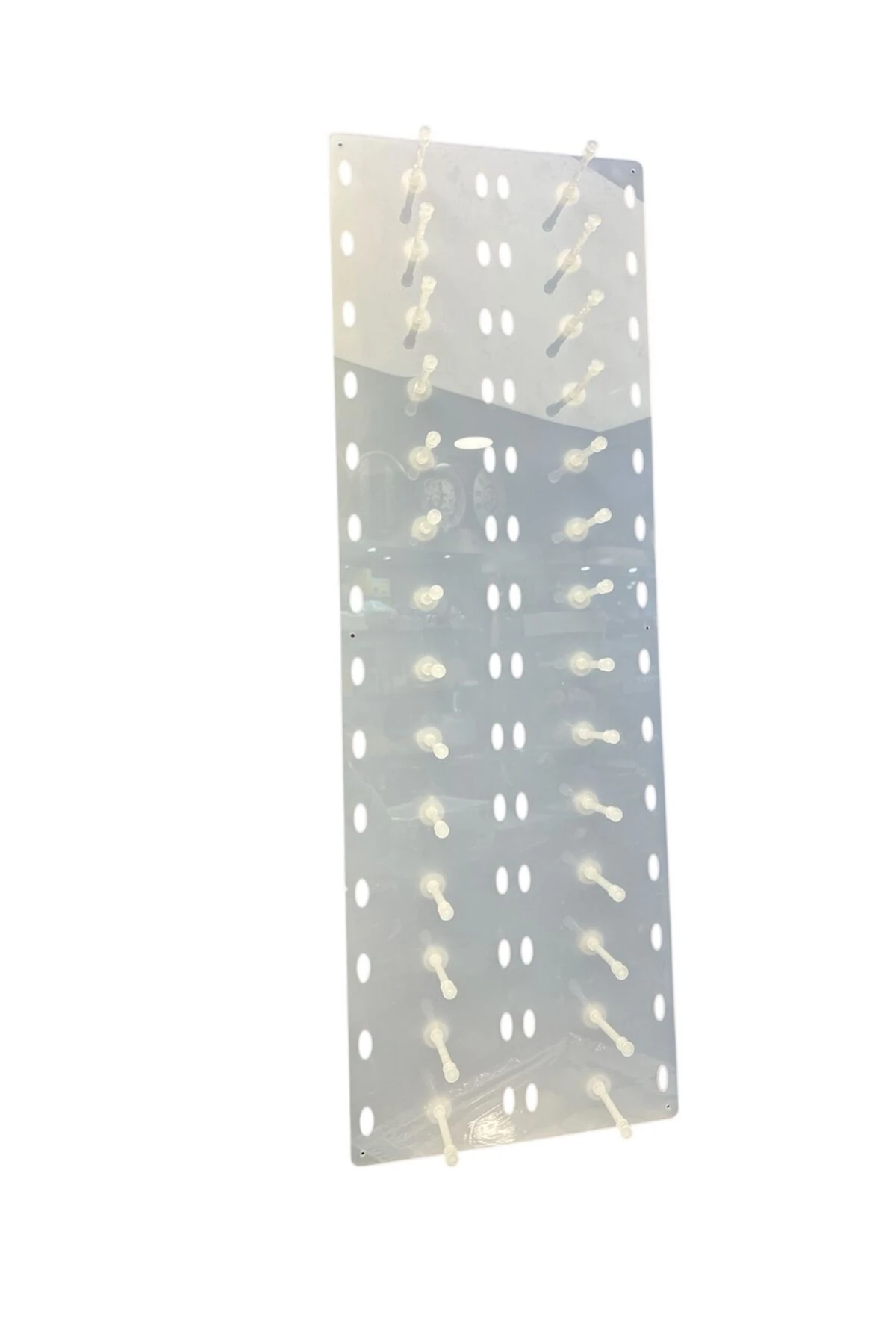 Duvara Monte Gözlük Standı 28'li Pleksi Glass | 99x33 cm Gözlük Teşhir Standı