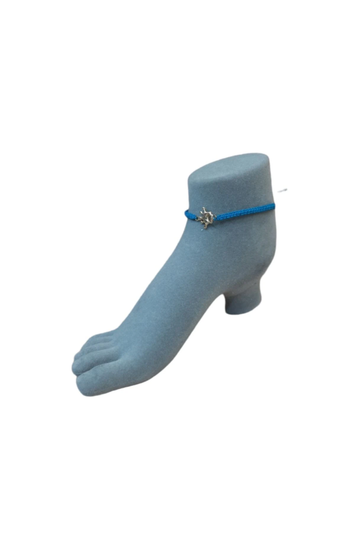 Halhal Ayak Standı Gri Flok Kaplama