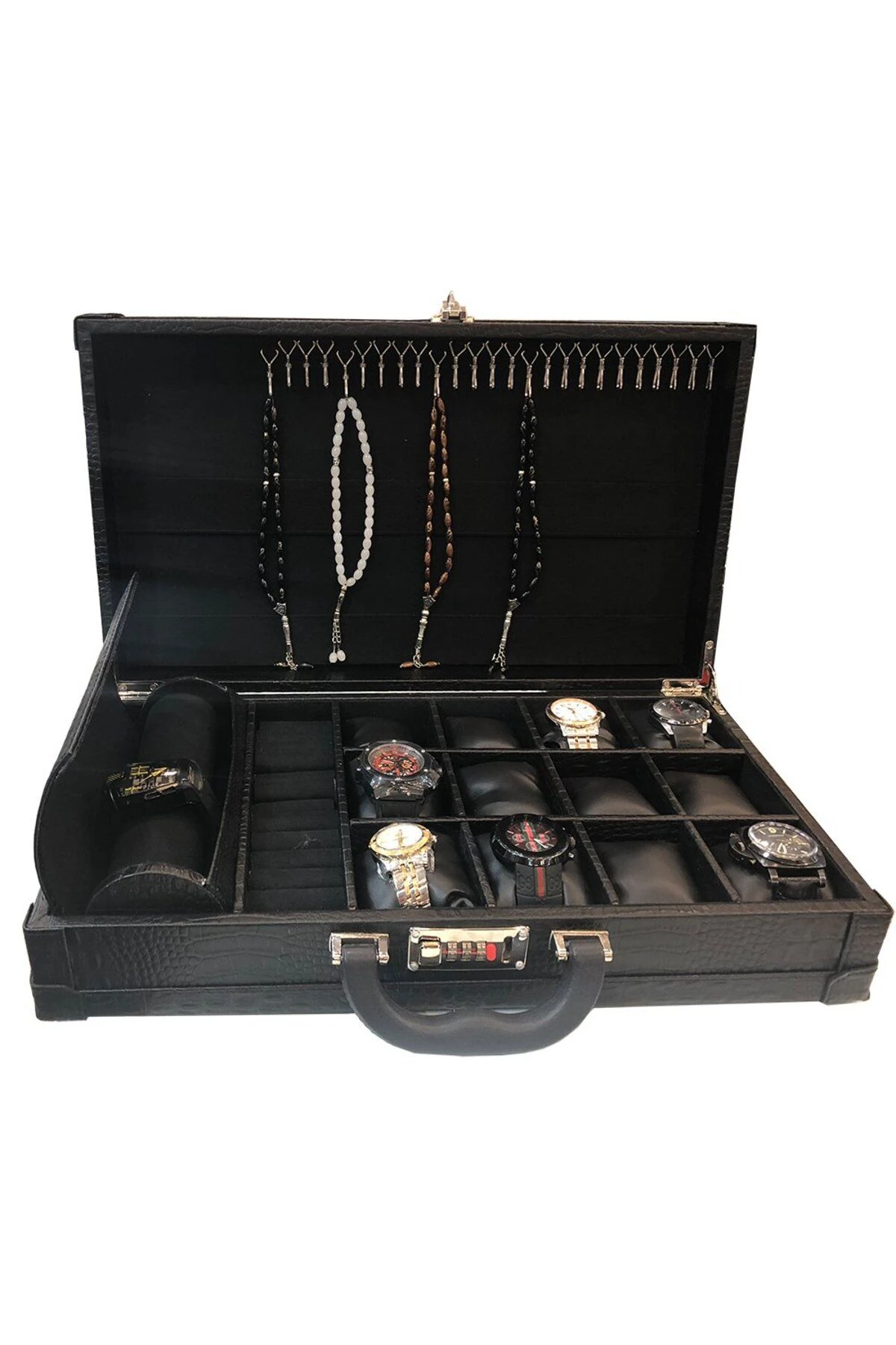 Kombin Çantası Seyahat Bölmeli Siyah