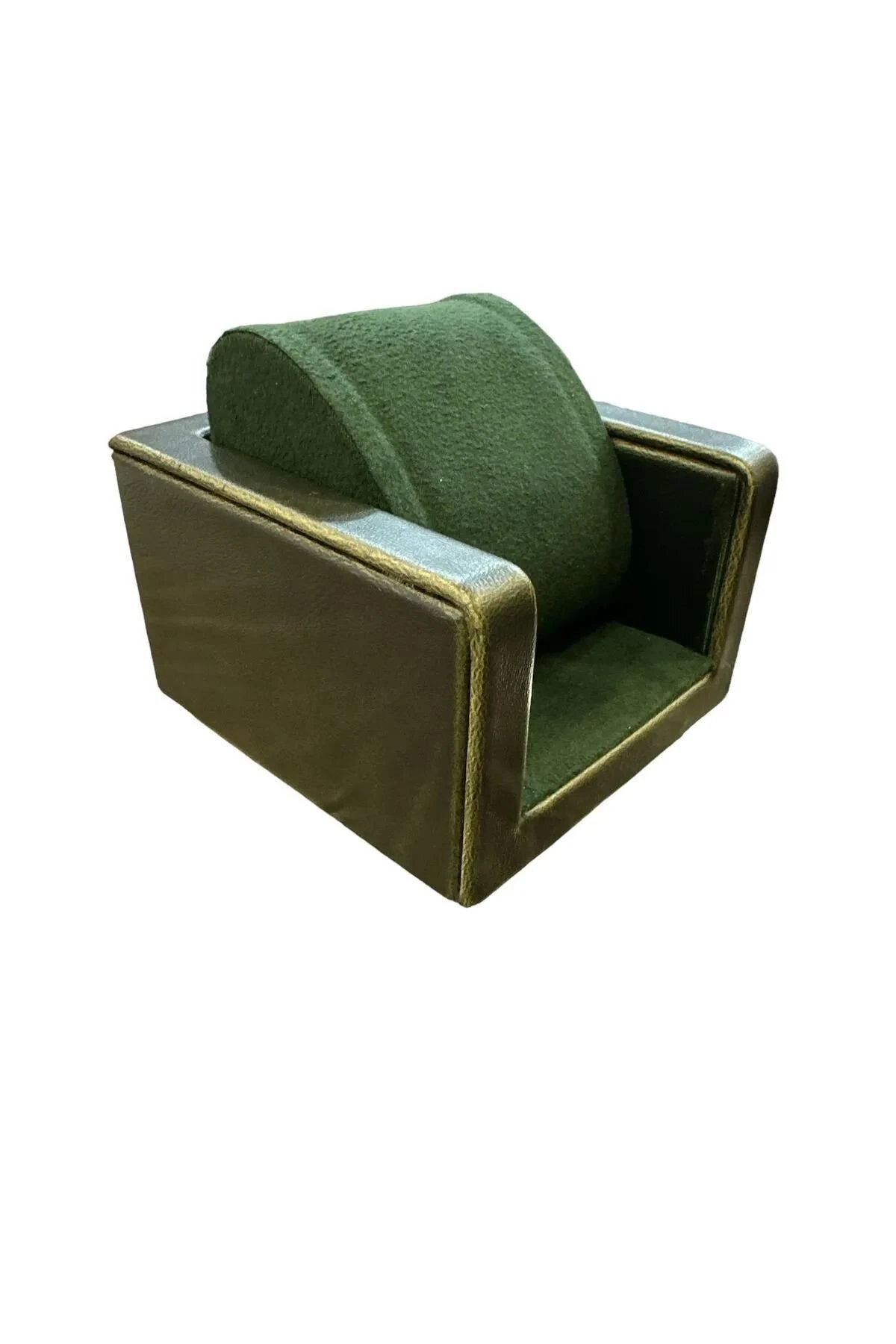 Saat Koltuğu Watch Chair, Tekli Saat Teşhir Etme Standı Yeşil