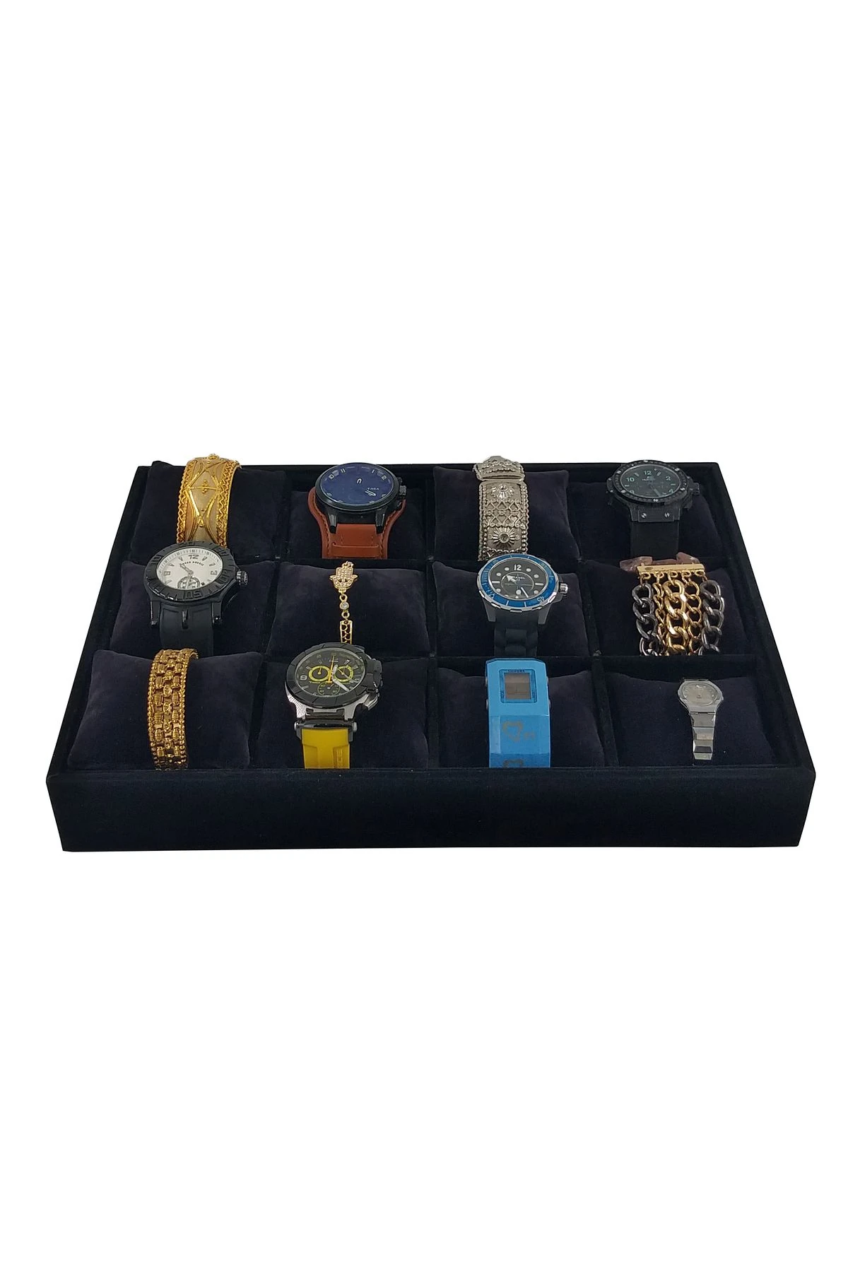 Bileklik Ve Saat Tablası 12'li Siyah