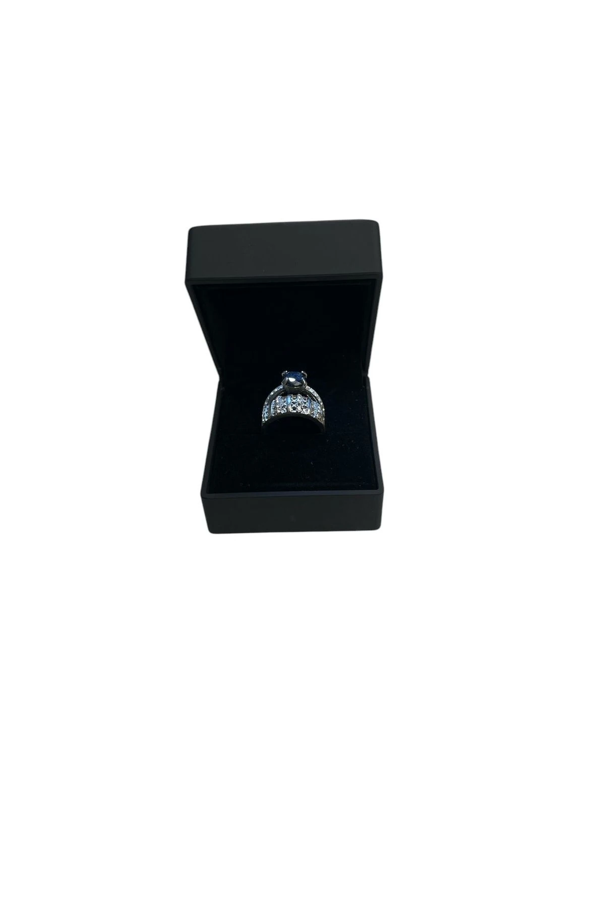 Işıklı Yüzük & Alyans Kutusu SİYAH