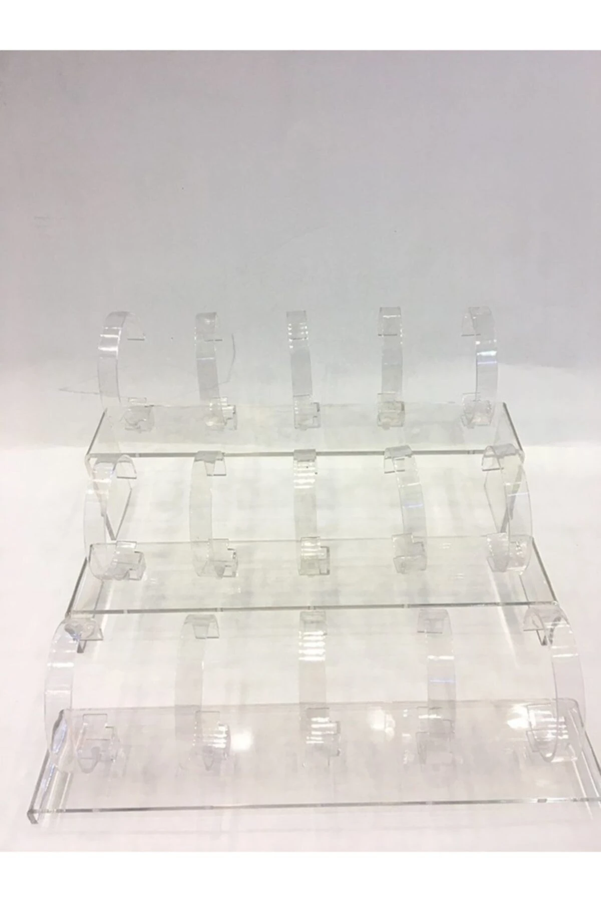 Saat Standı 3 Kademeli 15'li Set Şeffaf