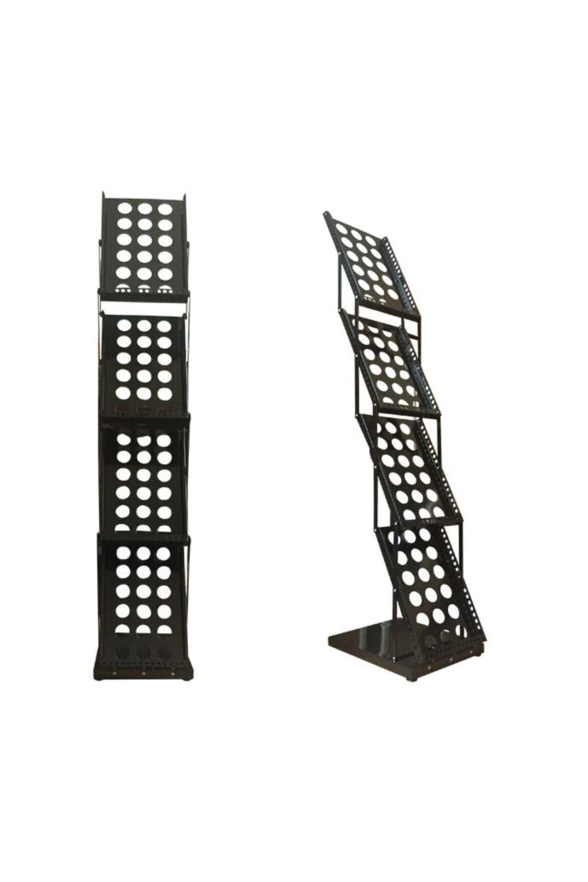 Broşür Standı Metal Katlanır Model