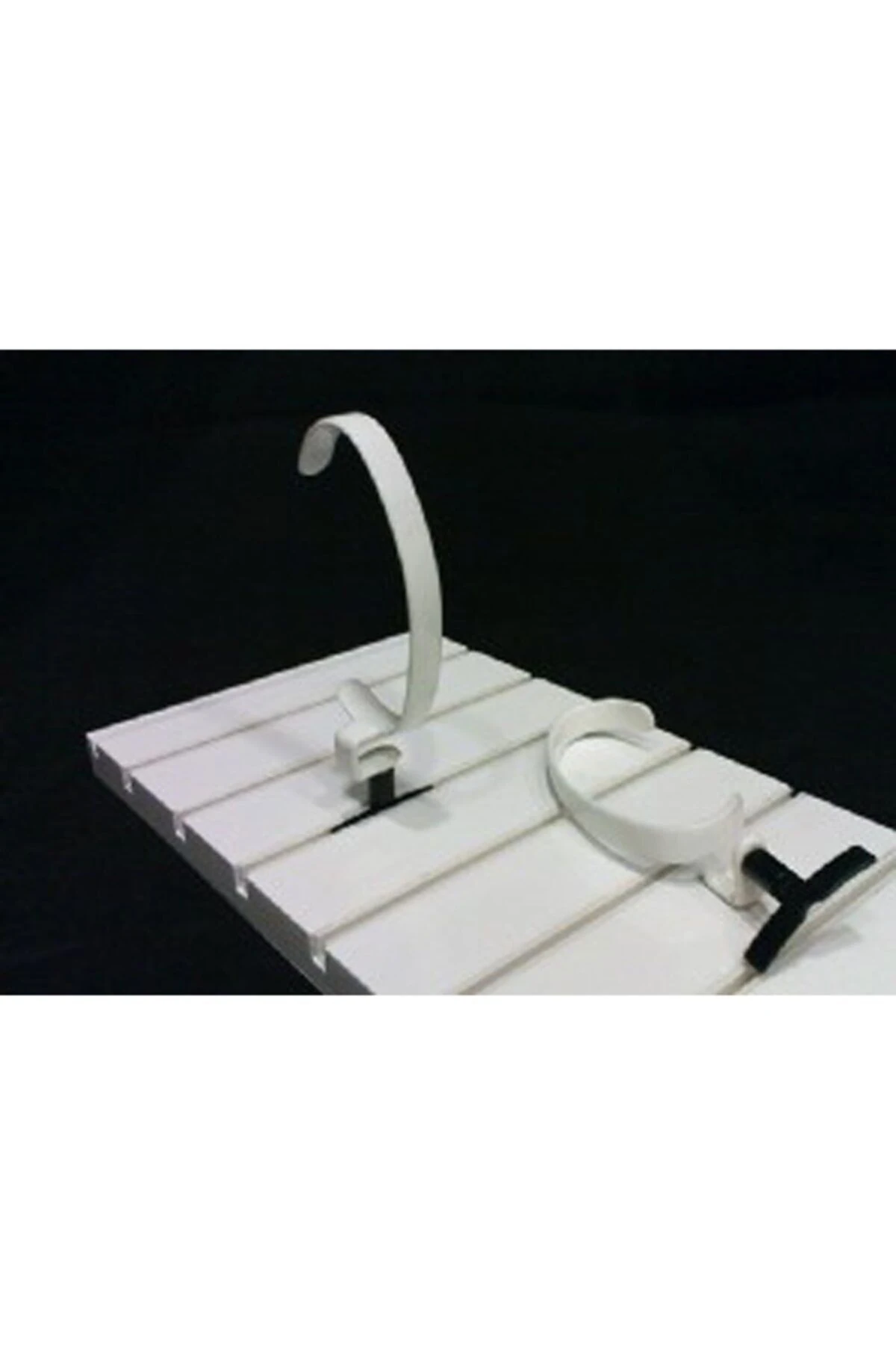 Saat Standı Metal Çengel Dikey Siyah (10 ADET)