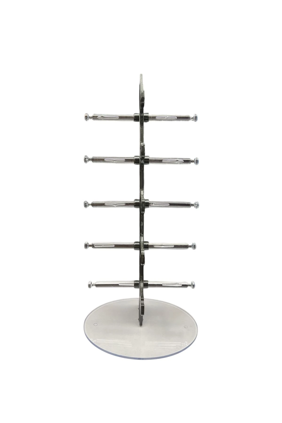 Gözlük Standı Masaüstü 5 li Gözlük Organizeri Antrasit Gri