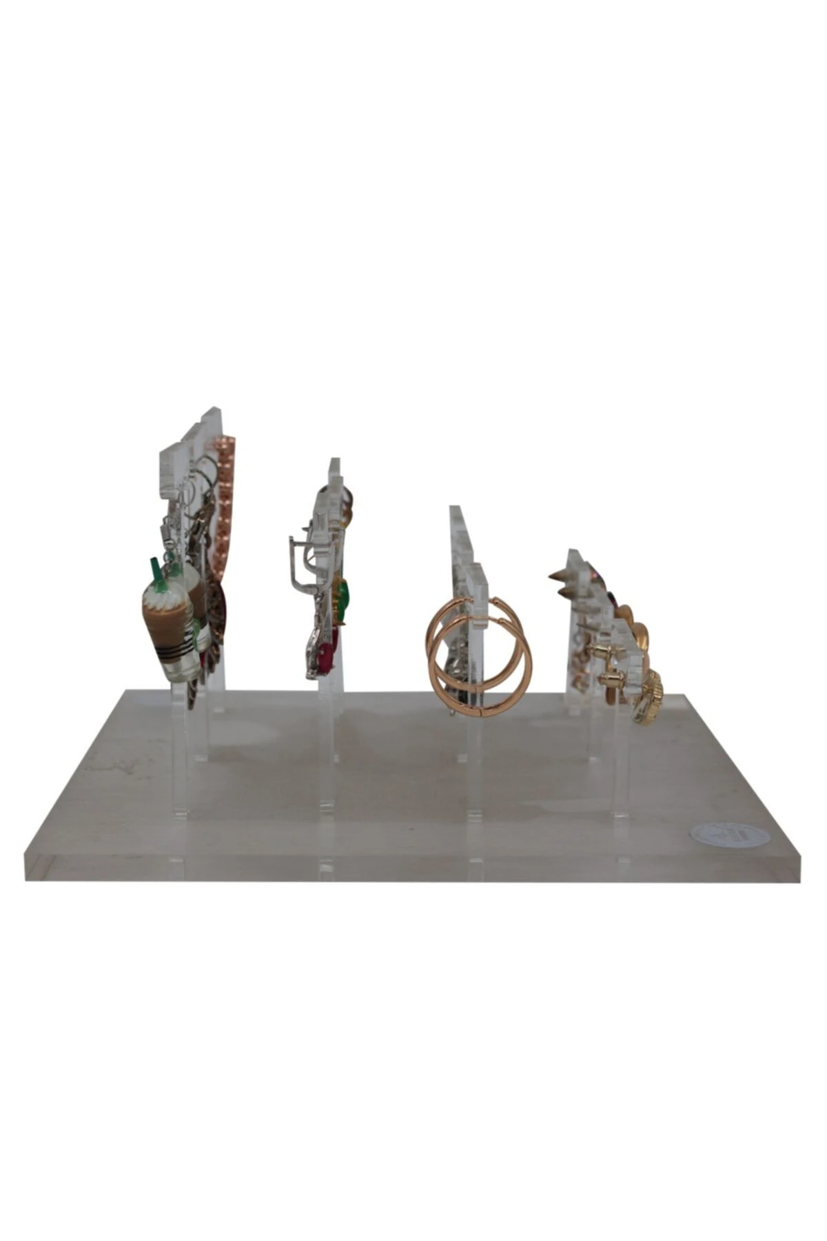 Küpe Standı Pleksi 12'li Geçmeli