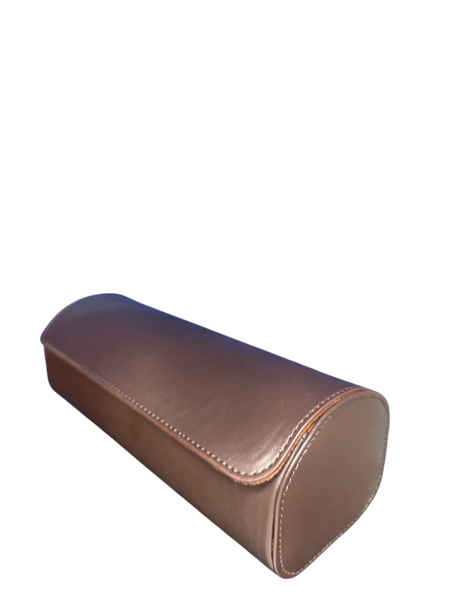 3’lü Çıtçıtlı Saat ve Takı Kutusu – Pull Up Suni Deri, El Yapımı Özel Yastıklı Tasarım Kahve Rengi