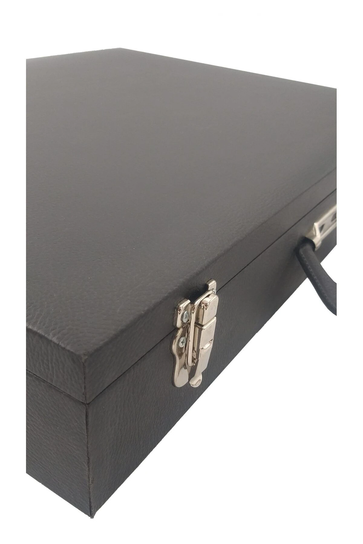 Saat Çantası 30'lu Camsız Siyah içi Beyaz