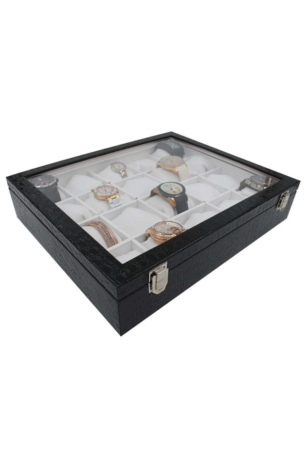 Saat Kutusu 20'li Siyah Rugan Içi Beyaz