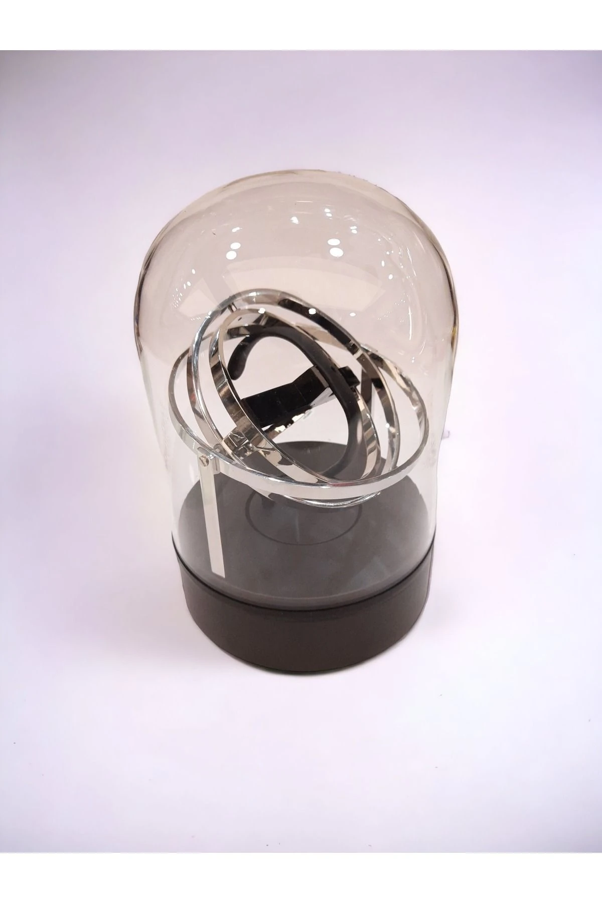 Otomatik Saat Kurma Kutusu, Tek'li, silver, Elegan, Ranger Model