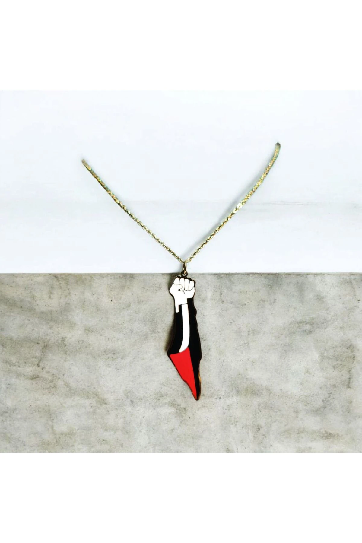 Filistin Temalı Özel Tasarım Kolye